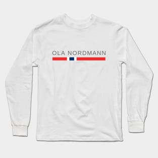 Ola Nordmann | Norge | Norway Long Sleeve T-Shirt